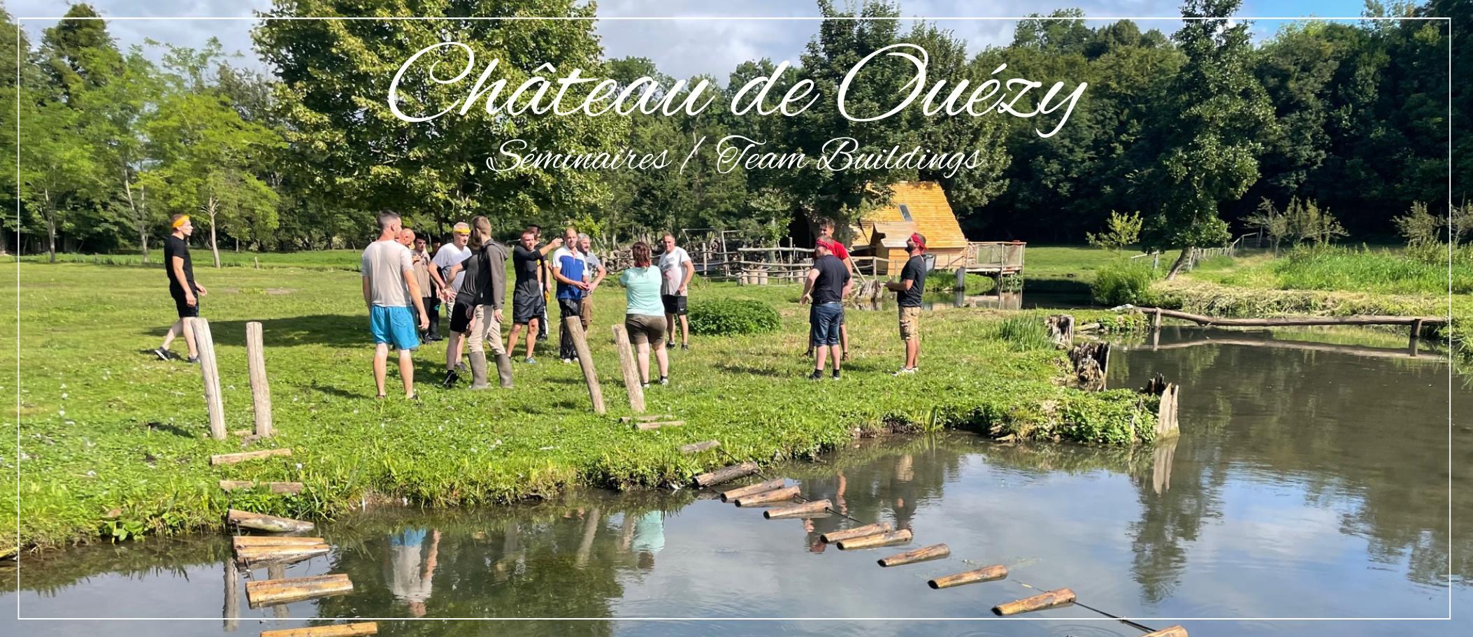 Domaine de Ouézy - organiser un seminaire - team building en Normandie proche de Paris map